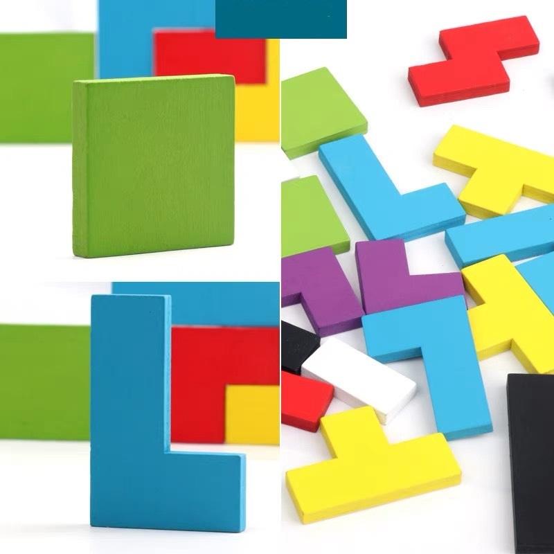 Developmental Baby Toy Fancy toy Educational Tetris Game Tangram Puzzle Colorful Kids Toys Kids Gifts